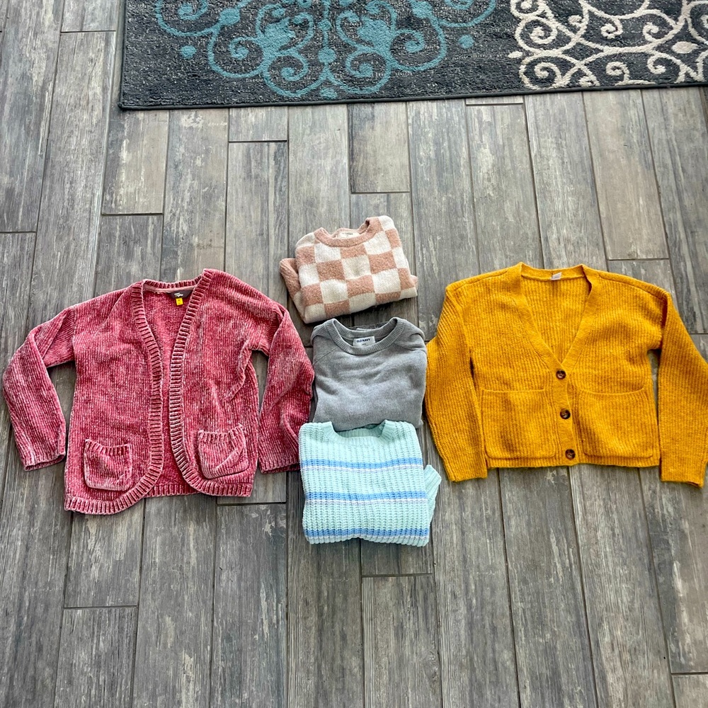Girls size 10 sweater bundle!